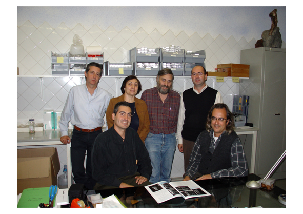 Equip de malacòlegs del MCNB